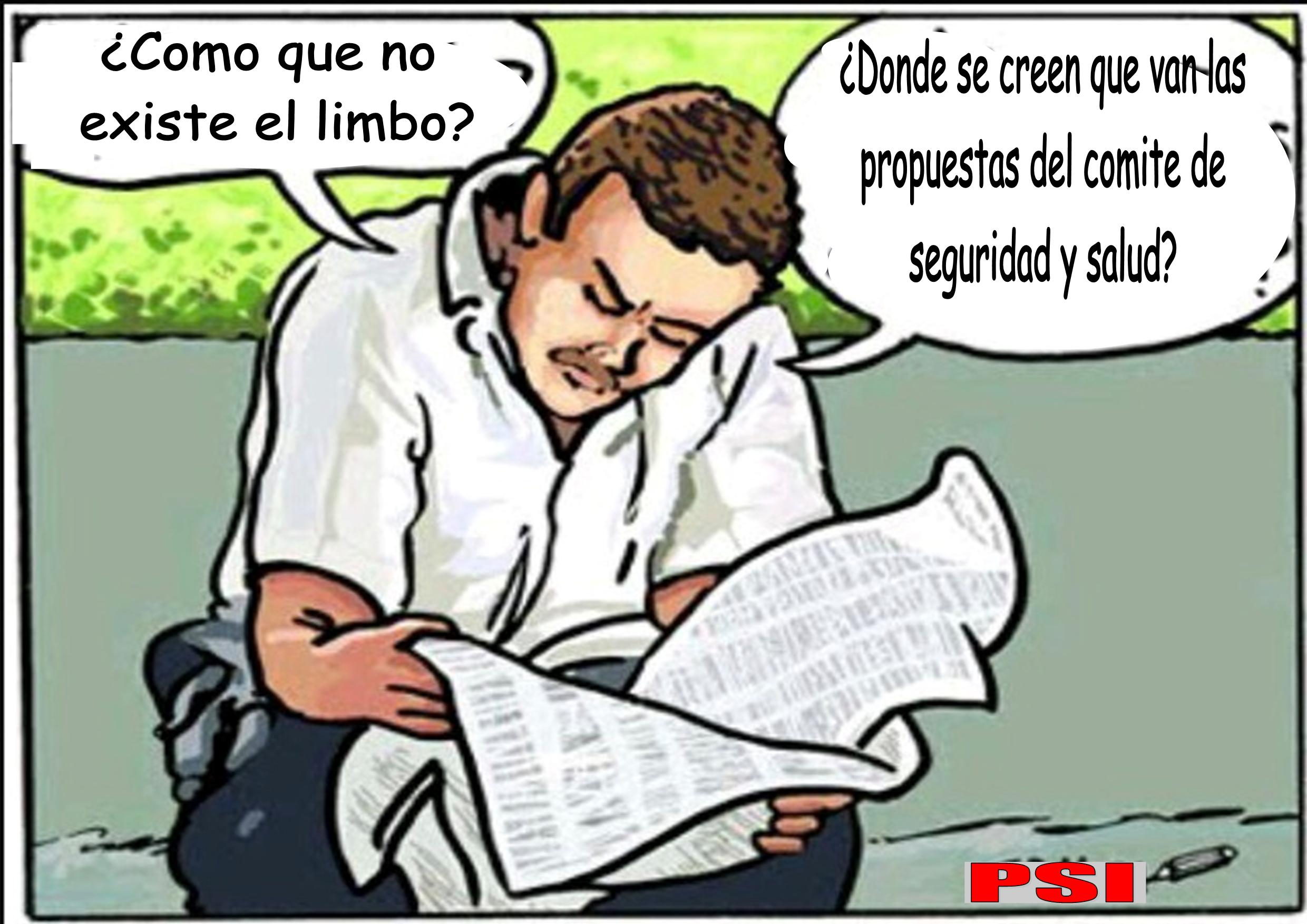 El trabajo de PSI en el comite de seguridad y salud.